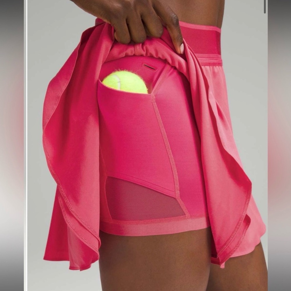 LULULEMON COURT RIVAL HIGH RISE
SKIRT/SKORT TALL-LIPGLOSS-8 - Picture 3 of 6